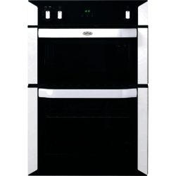 Belling BI90FP W 90cm Built-in Double Oven with Programmer in White